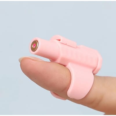 Draagbaar mini-laserkattenspeelgoed - Vingermouwontwerp voor interactief spelen en eindeloos plezier