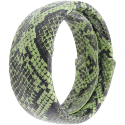 Behave – Armband – Groen Zwart – Slangenprint – Breed Design – Fashion Statement