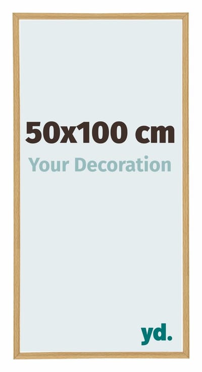 Your Decoration - Fotolijst 50x100 cm - Kunststof - Beuken Licht - Annecy