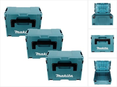 Makita MAKPAC-systeemkoffer maat 3 in set van 3