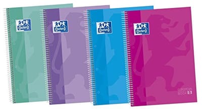 Spiraalgebonden notitieboekjes A4+ - 5 stuks