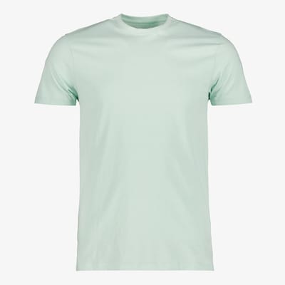 Unsigned heren T-shirt katoen ronde hals groen - Maat S