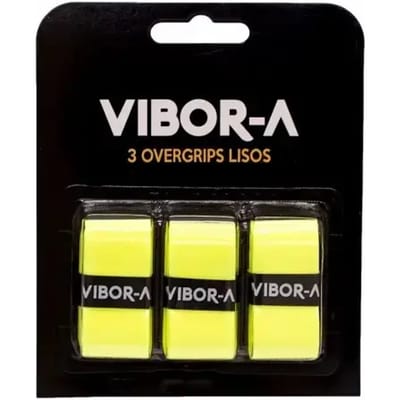 Blister 3 Smoth Overgrips Pro Vibor-a Amarillo Flúor ÚNICA