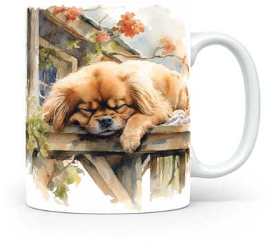 Mok Pekinees Beker voor koffie of tas voor thee, cadeau voor dierenliefhebbers, moeder, vader, collega, vriend, vriendin, kantoor, opa, oma, hond, kerst, sinterklaas, verjaardag