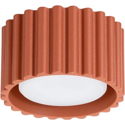 Sollux Lighting Hanglamp Aura - Gx53 - rode oker - aluminium - 10x10x6cm