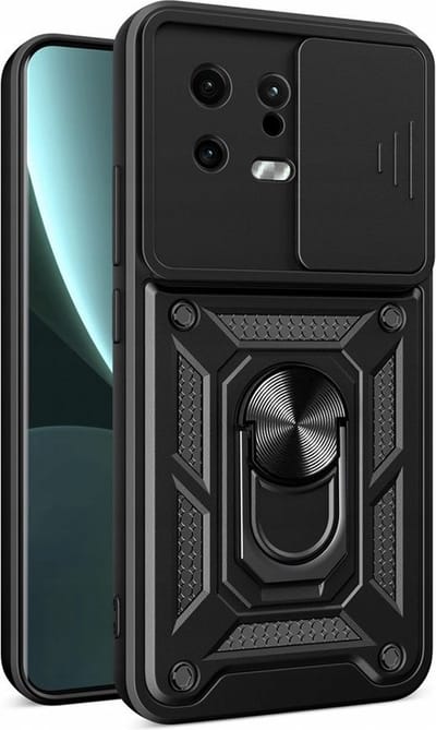 Hoesje geschikt voor Xiaomi 13 - Techsuit Camshield Back Cover - Zwart