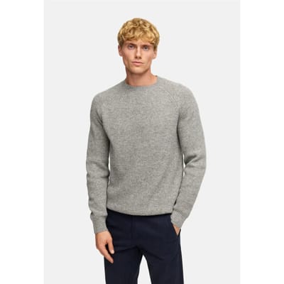 Kronstadt Po29422 dorsey crew neck knit ks35009 grey mix