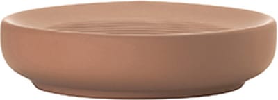 Zone Denmark Ume Zeepbakje - Zeepschaaltje keramiek - Toilet & Badkamer Accessoires - Ø 12 cm - Terracotta