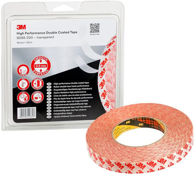 Dubbelzijdig Plakband 19mm x 50m - Transparant