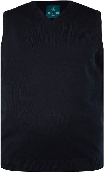 Boston Park - Heren - Slipover ronde hals - Navy blauw - Maat 68+