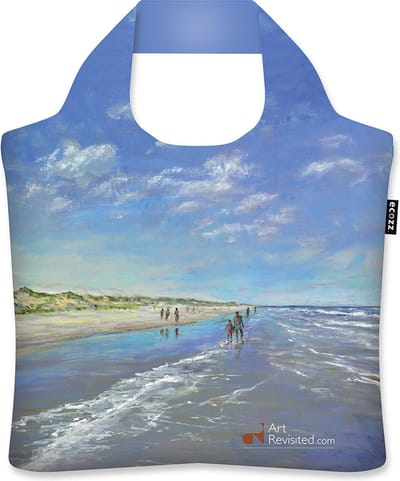Ecozz tas - Oerol - Jan van Loon - met rits - 46x41 cm