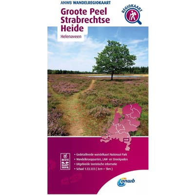 ANWB Wandelkaart Groote Peel en Strabrechtse Heide