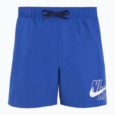 Nike Swim Logo 5´´ Heren Zwembroek - Blauw - Maat XXL