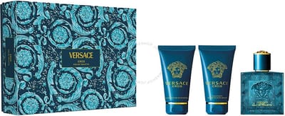 Versace Eros Giftset - 50 ml eau de toilette spray + 50 ml showergel + 50 ml aftershave balm - cadeauset voor heren