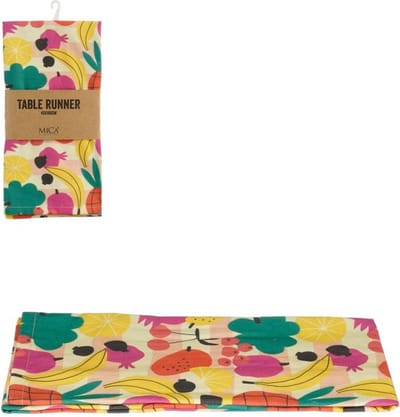 Mica Decorations Miah Tafelloper - 180 x 45 cm - Geel