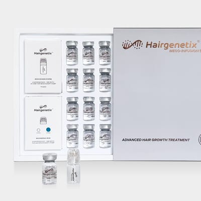Haargroei stempel set met 12x serum (PDRN) - Tegen haaruitval – Hairgenetix