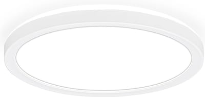 B.K.Licht - LED Plafonniére - met indirect licht - led paneel - 24 x 3cm - 4.000K - 16W