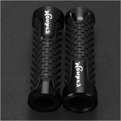 Motorfiets Handvat Beschermers - Handkappen Stuur - Bescherming Motor - Koolstofvezel Aluminium - 22 mm - Zwart