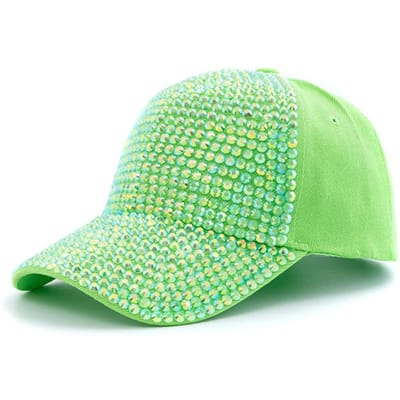Nieuwe Vrouwen Diamond Inlay Cap Eenvoudige Effen Baseball Cap Vrouwelijke Verstelbare Casual Outdoor Streetwear Mode Hoed 56cm-60cm