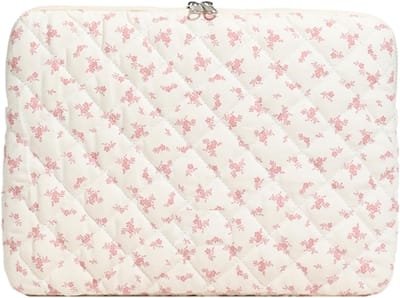 Famanu - Puffy laptophoes 13 inch met gewatteerd design, waterdicht en stijlvol, beschermende sleeve compatibel met M3 en andere 13 inch laptops