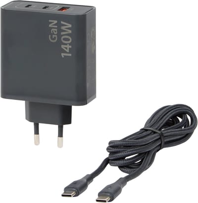 Sitecom USB-wandoplader 140 watt (Kleur Zwart)