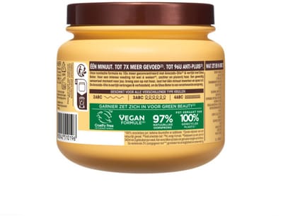 Garnier Loving Blends Avocado Olie & Shea Boter Haarmasker - Ultra Voedend - Voor Zeer Droog, Golvend of Krullend Haar - 340 ml