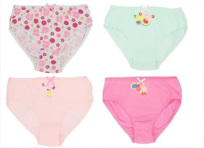 Peppa Pig / Peppa Big Onderbroek - Set van 4 - Maat 110/116