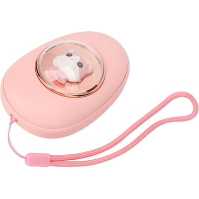 2 in 1 Elektrische Handwarmer Ruimtecapsule Vorm Dubbelzijdige Verwarming Zak Powerbank Roze Kat white