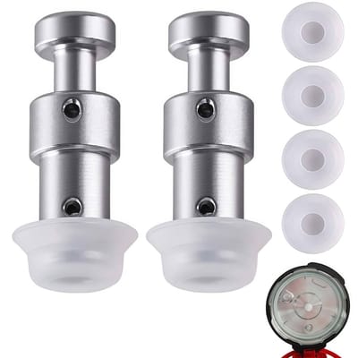 Dailygoods- Vlotterklep - 2-pack Vervangende Onderdelen - Past op Duo/Duo Plus/Ultra/Nova Plus - Hoge Kwaliteit - Duurzaam - Siliconen Dop