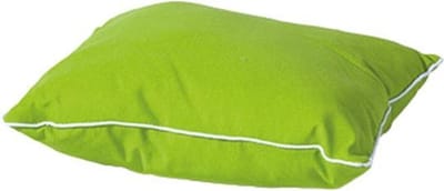Pillow 45 x 45 with piping Panama lime