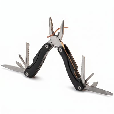 Cheqo® Multitool - Multitang - Multifunctionele Tang - Multifunctioneel Gereedschap - Zakmes - Survival Tool - Survival Mes - Kniptang - Outdoor Gereedschap - Kampeer Multitool - Klusgereedschap - Vouwbaar - voor op Reis - Cadeau voor Mannen