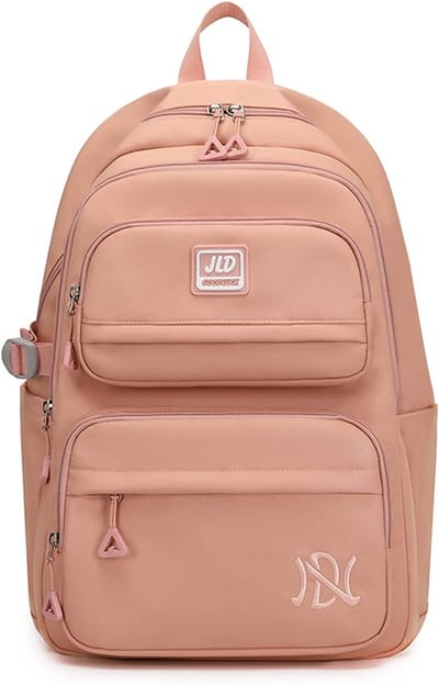 Mode Rugzak voor Meisjes Kinderen Kinderen Junior Middelbare scholieren Dagrugzak Reizen Camping Knapzak Tassen 15,6" inch Laptop Boekentassen Waterdicht Polyester Roze