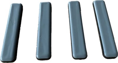 FSW-Products Teflon Meubelglijders Zelfklevend - 4 Stuks - 7,5 x 1,5 cm - Rechthoek - Meubelvilt voor Stoelen en Meubels - Vloerbescherming - Antikras