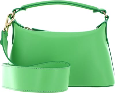 LIU JO Leren Schoudertas Handtas LH X LJ Calf Hobo Mini Summer Groene