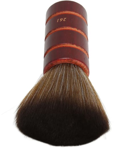 Allecto - Houten Gezichtsborstel en Halsborstel - Zachte Barber Borstel - Haarverzorging - Duurzaam materiaal - Ideaal voor dagelijkse verzorging -...