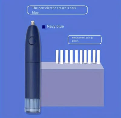 Bovista Elektrische Gum - Doezelaar - Electrische - Electric Eraser - Donkerblauw