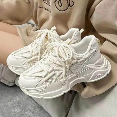 Schoenen met dikke zool, verhoogde casual schoenen, veelzijdige sportschoenen, vaderschoenen, damessportschoenen 40