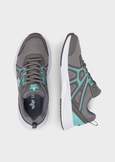 Sneakers - grijs / türkis - Gr. 37 van Goldner Fashion