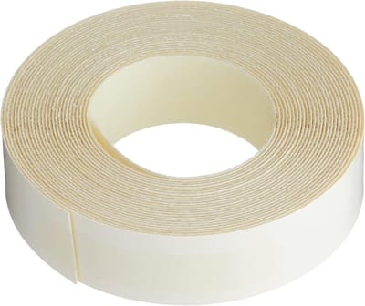 Voorgelijmde sierlijst - Afwerkingsrand - Plafonds afwerken - Warmte applicatie - 8 x 23 cm - Wit