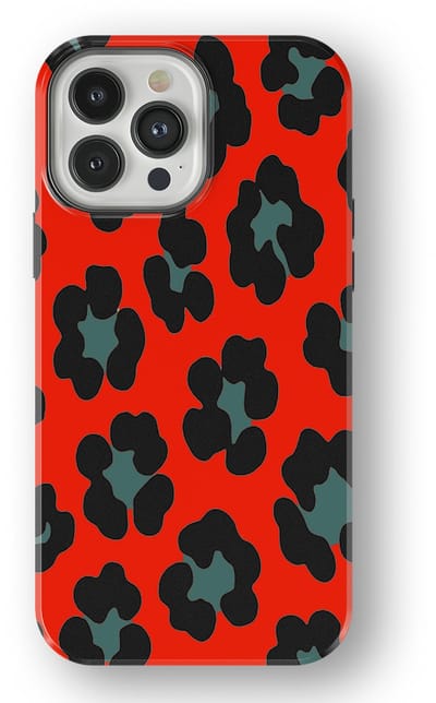 DripCase Luipaard Hoesje geschikt voor iPhone 13 Pro | Backcover met Mag | Hoesje met Dierenprint geschikt voor iPhone 13 Pro Jungle Blaze
