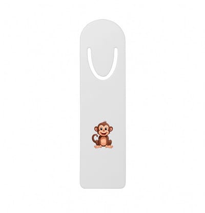 Hacebo® - Apen metalen boekenlegger - Aap - Dieren liefhebbers - Dierentuin - dieren Bladwijzer boekenleggers - 12.7 cm x 3.2cm