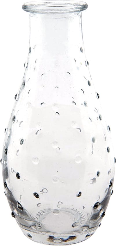 Clayre & Eef Vaas Ø 7x14 cm Glas