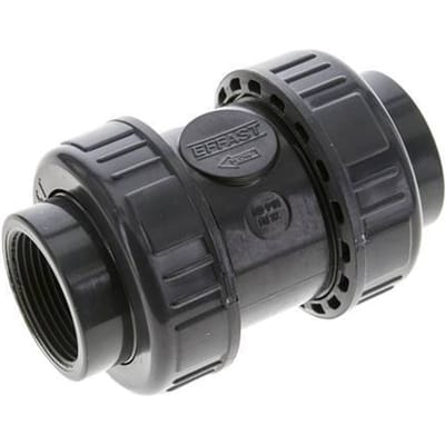 PVC Terugslagklep Rp 1 1/4'' 0.012-16bar (0.17-232psi)