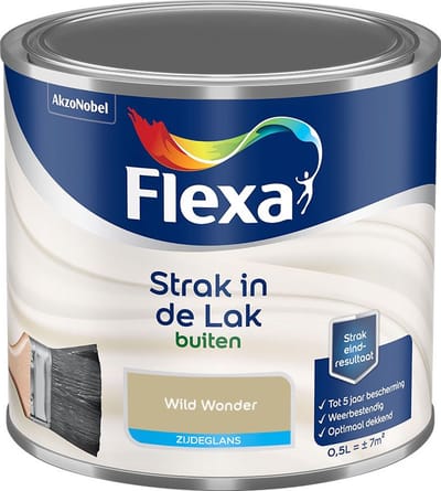 Flexa - Strak In De Lak Buitenlak Zijdeglans - Wild Wonder - Mengverf - 500 Ml