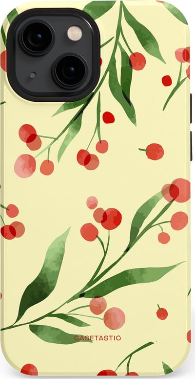 Casetastic Hoesje Geschikt voor Apple iPhone 13 Mini Magsafe - Stijlvolle Beschermende Duo-layer Case - Watermeloen