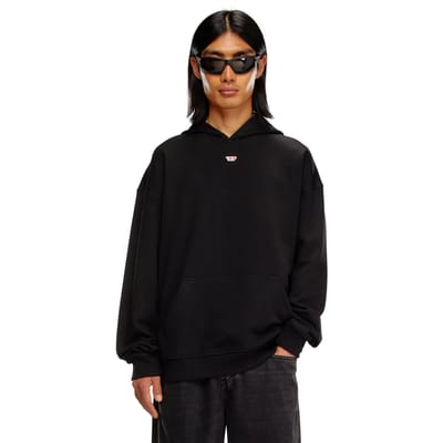 Diesel Hoodie Regular Fit - Black Sweaters
