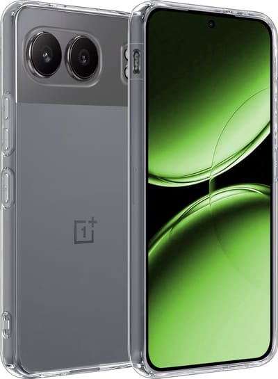 Hoesje Geschikt voor OnePlus Nord 4 - Sterk & Shockproof - Hoes Cover - Siliconen Case - Transparant