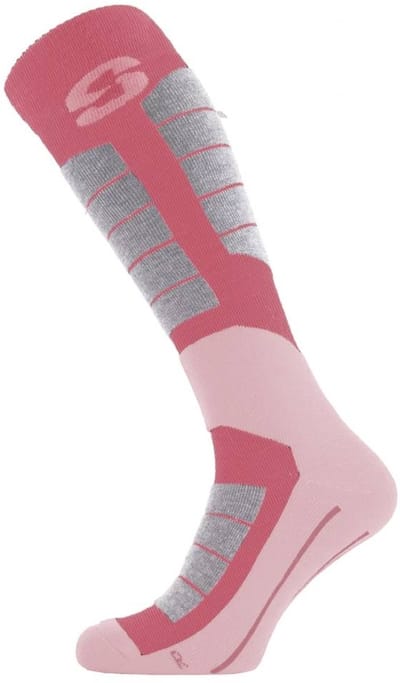 SINNER LADIES SKI SOCKS MERINO SINGLE PACK - PINK - Unisex - Maat 36-38