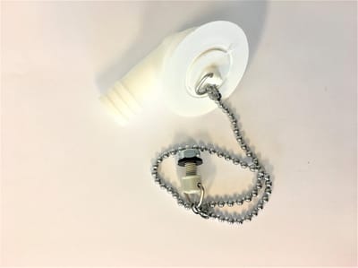 Afvoerplug Vlak Haaks 19mm Compleet