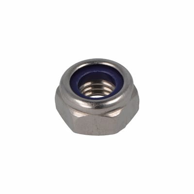 Hoenderdaal- RVS borgmoer M3 - Doos a 100 stuks -zeskant moer
